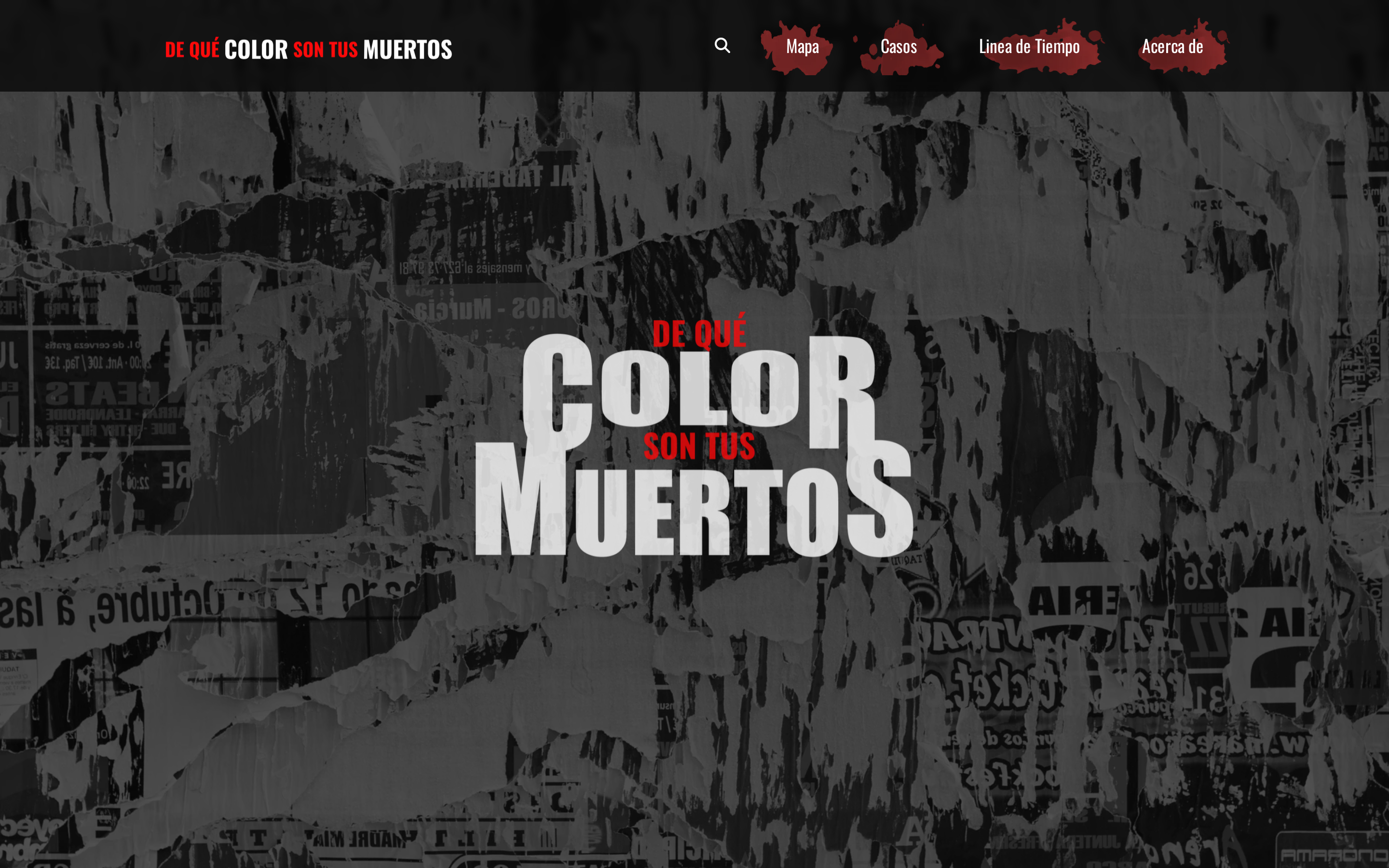 Screenshot of De Qué Color Son Tus Muertos